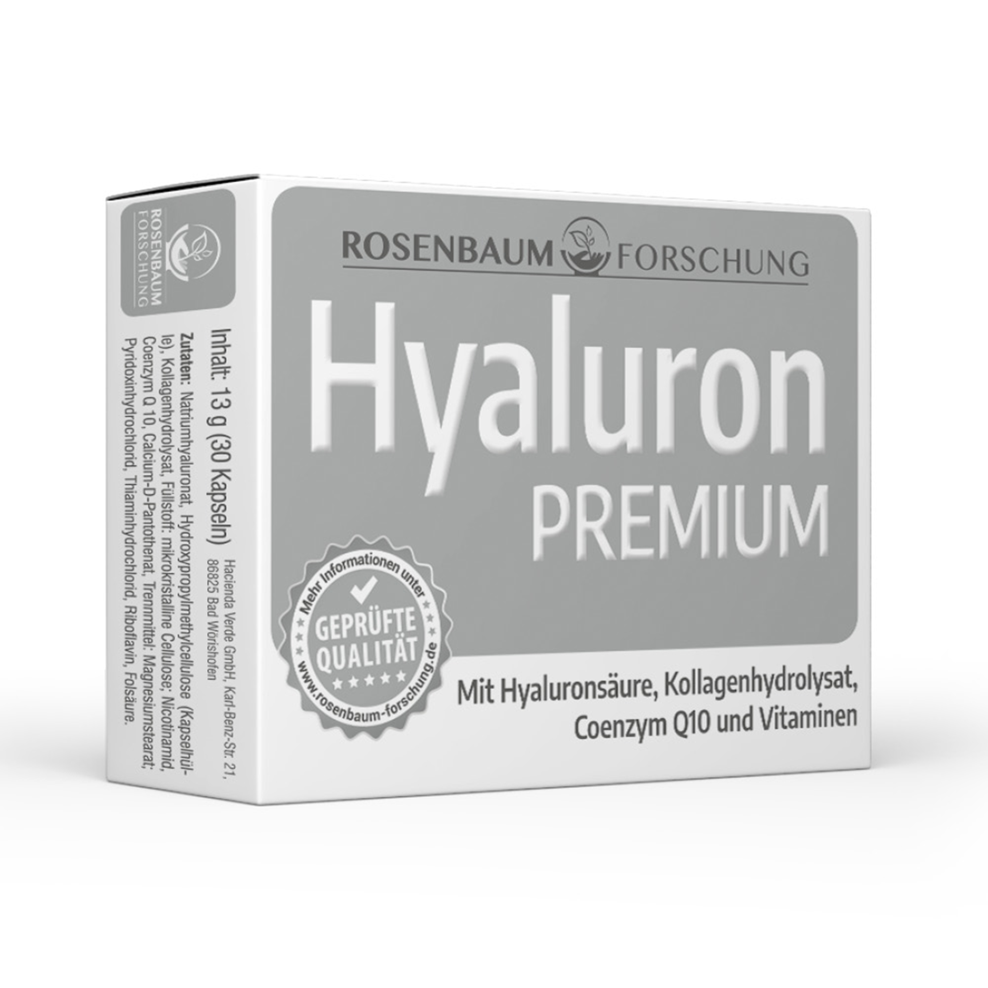 Hyaluron PREMIUM Hyaluron Premium Rosenbaum-Forschung, Produktabbildung