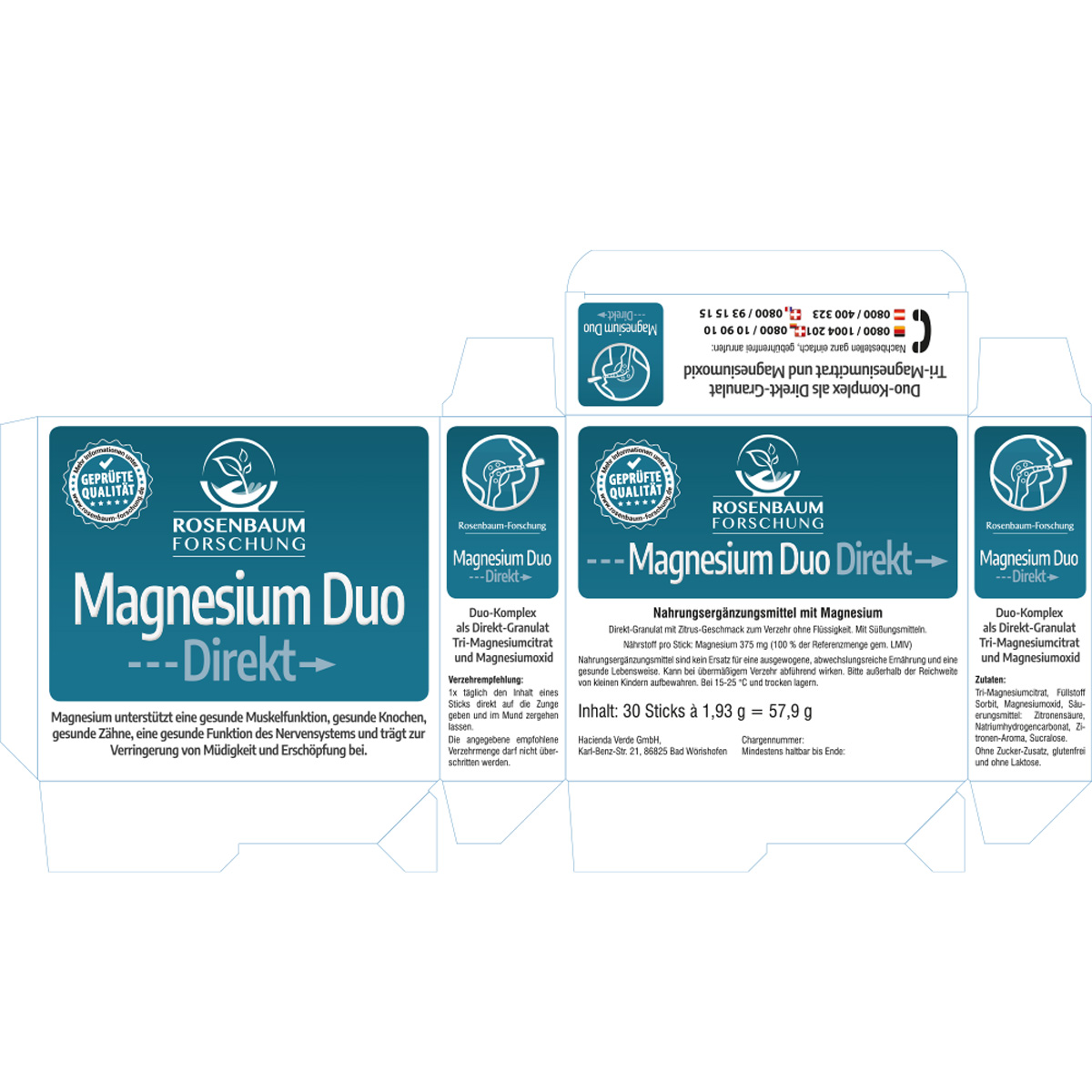 Magnesium Duo Direkt Magnesium DUO Direkt, Faltschachtel