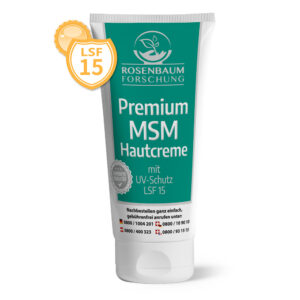 Premium MSM Hautcreme mit UV-Schutz-Tube